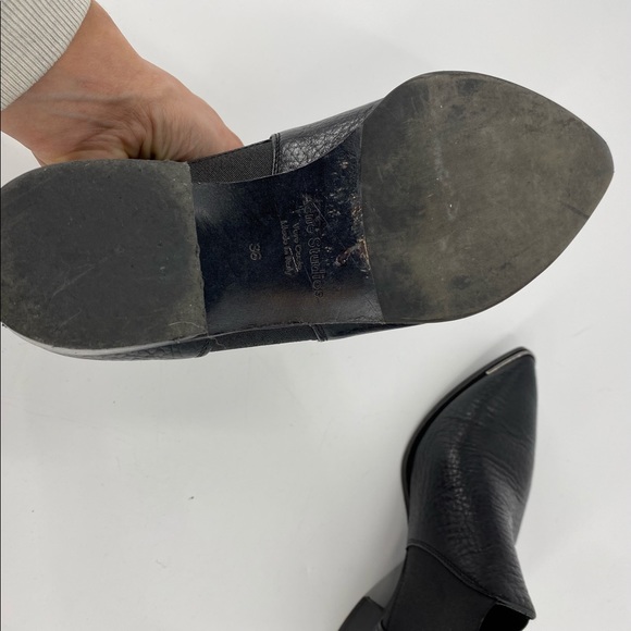 Acne black Jensen ankle pointed toe boots - Picture 3 of 7